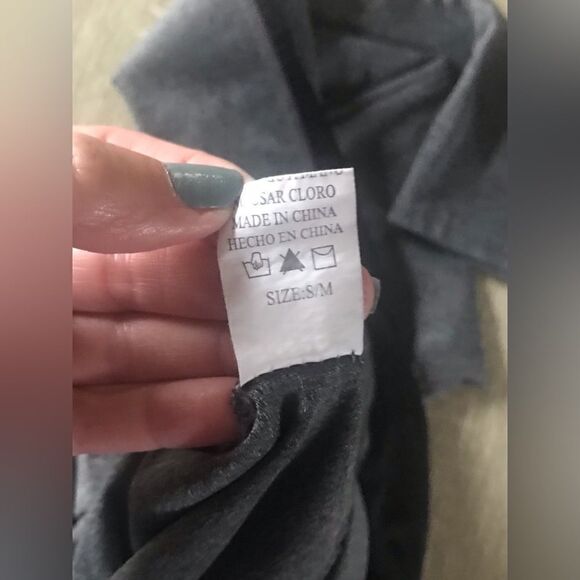 NWOT … Black & Gray “Size: S/M” Leggings - Picture 5 of 5